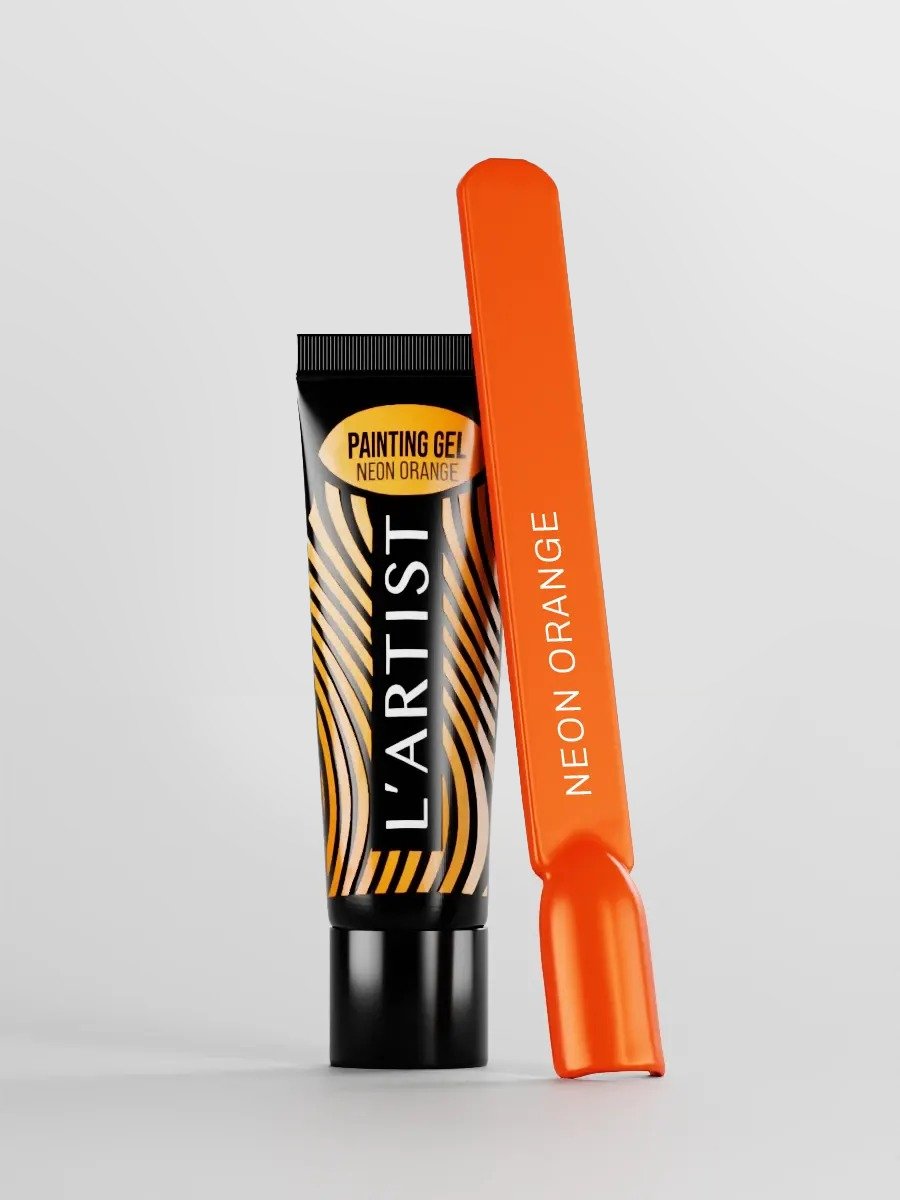 Gel-Painting-WETWET-5ml-Neon-orange.jpeg Gel Painting WET&WET 5ml Neon orange - Imagen 1