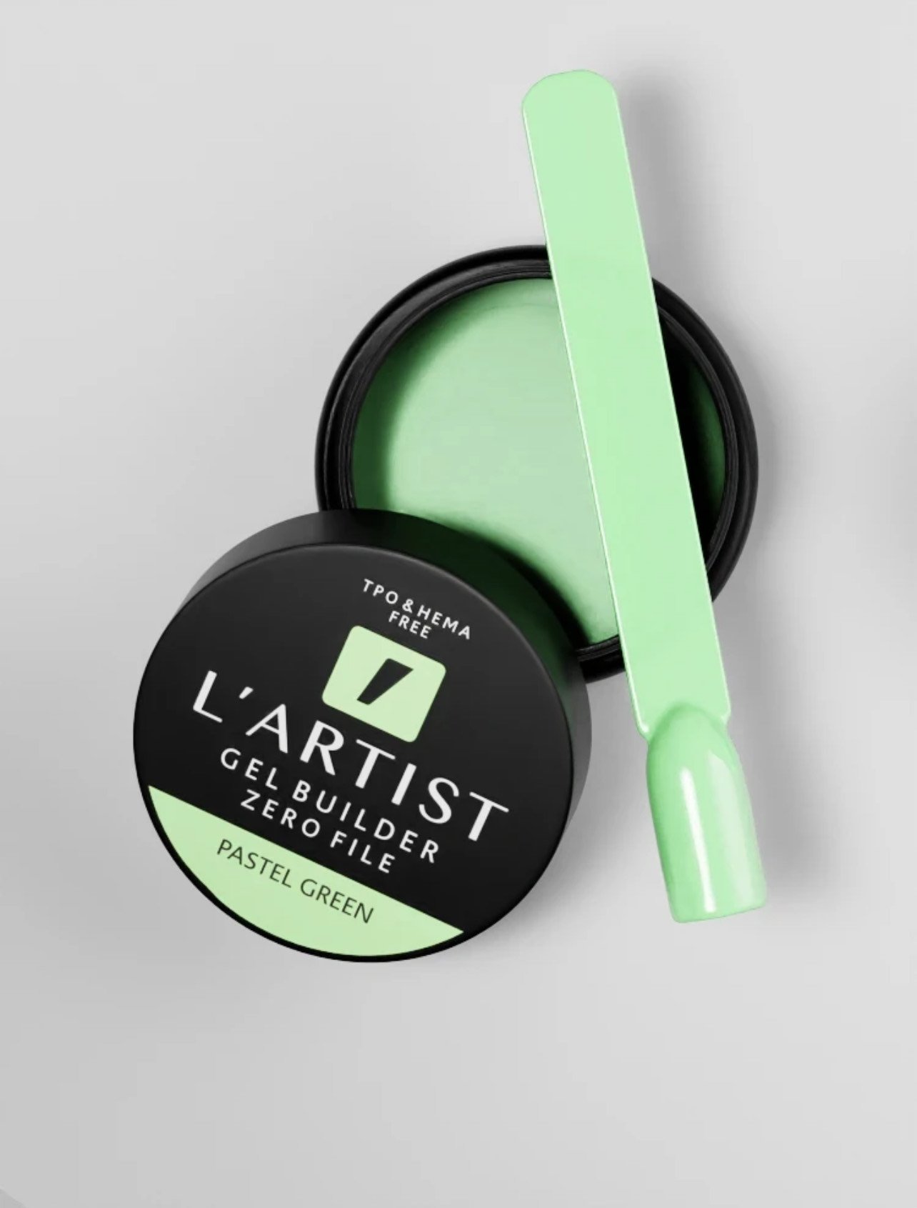 IMG_3217.jpeg GEL BUILDER ZERO FILE PASTEL GREEN 30ML - Imagen 1